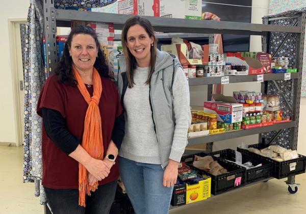 GFAN Coordinator Annette Devereaux and Simone Hughes OneCare Geelong Food Bank Coordinator