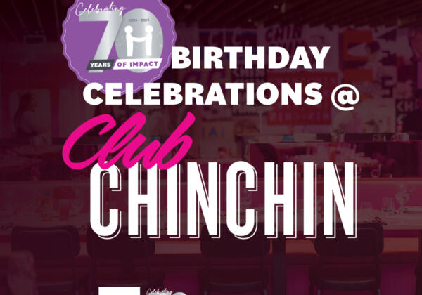 Give Where You Live 70th anniversary event Club Chin Chin