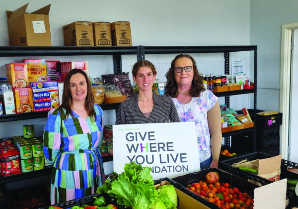 Winchelsea food bank supported by the Give Where You Live Foundation